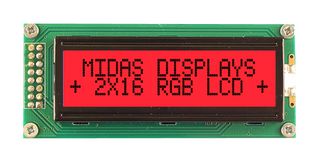 MIDAS DISPLAYS MD21605B6W-FPTLRGB