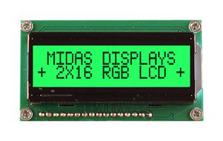 MIDAS DISPLAYS MD21605H6W-FPTLRGB