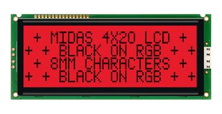 MIDAS DISPLAYS MD42008A6W-FPTLRGB