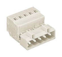 WAGO 721-604 Terminal de Bloque Enchufable, 5 mm, 4 Posiciones, 2.5 mm², Pinza
