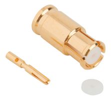 AMPHENOL RF SMP-FS-C07 RF / Coaxial Connector, SMP Coaxial, Straight Plug, Solder, 50 ohm, RG405, Beryllium Copper