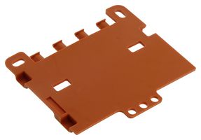 WAGO 222-505 Placa de Indicador de Tensión, Uso con Soporte de Montaje Serie 221 y 222, Anaranjado