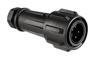 BULGIN LIMITED EXP-0911/04/P Circular Connector, Circular Power Connector, EXPlora Series, Cable Mount Plug, 4 Contacts