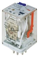 CARLO GAVAZZI RCP800224VDC Relevador de Potencia, DPDT, 24 VDC, 10 A, Serie RCP, Hembra, Sin Enclavamiento
