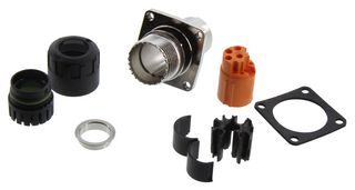 INTERCONTEC - TE CONNECTIVITY EKUB201NN00330602000 Conector Circular, Standard Circular Connector, ytec itec 915 Series, Hembra de Montaje en Brida