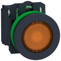 SCHNEIDER ELECTRIC XB5FA11 Botón Pulsador Industrial, Harmony XB5 Series, 30.5 mm, SPST-NO, Retorno por Resorte Momentáneo