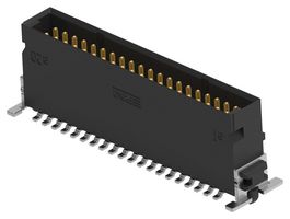 ERNI - TE CONNECTIVITY 254417-E Cabezal de Pin, 4.85mm, Tarjeta-a-Tarjeta, 1.27 mm, 2 Líneas, 40 Contactos