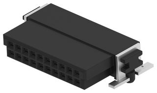 ERNI - TE CONNECTIVITY 354079-E Receptáculo PCB, Tarjeta-a-Tarjeta, 1.27 mm, 2 Líneas, 20 Contactos