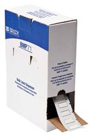 BRADY BM-250-1-342 Wire Marker, Heat Shrinkable Sleeve, Blank (No Legend), PO (Polyolefin), White, 6.35mm x 25.4mm