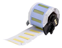 BRADY M6-125-1-342-YL Wire Marker, Heat Shrinkable Sleeve, Blank (No Legend), PO (Polyolefin), Yellow, 3.175mm x 25.4mm