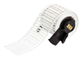 BRADY M6-30-390 Wire Marker, Thermal Transfer, Blank (No Legend), 30mm x 4.14mm, PP (Polypropylene), White