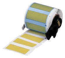 BRADY M6-375-175-342-YL Wire Marker, Heat Shrinkable Sleeve, Blank (No Legend), PO (Polyolefin), Yellow, 9.53mm x 44.45mm