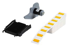 BRADY M7-171-593-YL Label, Thermal Transfer Printable, 12.45 mm, 26.92 mm, Polyester, Yellow