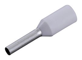 ABB - THOMAS & BETTS F2020 Wire Ferrule, Single Wire, 20 AWG, 0.5 mm², 6 mm, White, Sta-Kon Series