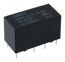 IMO PRECISION CONTROLS EM2S-CWL-12 Relevador de Señal, 12 VDC, DPDT, 2 A, Serie EM2, Agujero Pasante