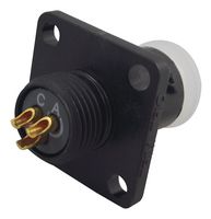 SOURIAU-SUNBANK / EATON UTS08E3S Conector Circular, Sealed Circular Connector, Serie Trim Trio UTS, Receptáculo Montaje de Pared
