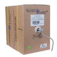 STELLAR LABS 24-10520 Cable de Red, Sin blindaje, Cat 5e, 24 AWG, 0.2 mm², 500 ft, 152.4 m