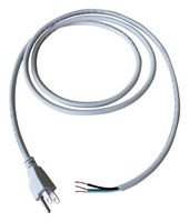 BRADY M710 Cable de Alimentación, Listado por UL, NEMA 5-15P a Extremo Libre, 1.83 m, 10 A, 125 VAC, Gris