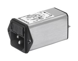 SCHURTER 4301.8054 Módulo de entrada energía IEC filtrado, IEC C14, Propósito General, 10 A, 250 VAC