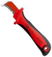 JONARD TOOLS KN-200INS Cuchilla para Revestimiento de Conductos y Cables, Aislada, Hoja de Acero Inoxidable, Hoja de 1.5"