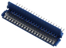 AMPHENOL COMMUNICATIONS SOLUTIONS 66226-020LF FFC / FPC Board Connector, 2.54 mm, 20 Contacts, Header, Clincher 66226 Series, Through Hole