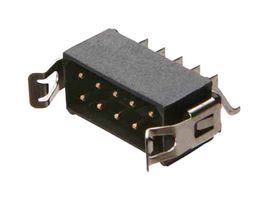 HARWIN M80-6661242 Cabezal de Pin, Cable-a-Tarjeta, 2 mm, 2 Líneas, 12 Contactos, Montaje Superficial, Ángulo Recto