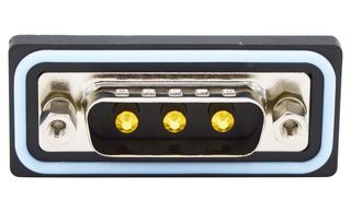 NORCOMP CDFR3W3113L411 Combination Layout D Sub Connector, IP67, NANOOK Series, DA-3W3, Plug, 3 Contacts, 3 Power, Solder