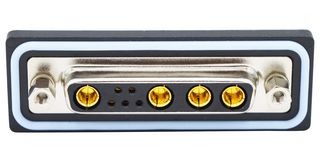 NORCOMP CDFR9W4213L411. Combination Layout D Sub Connector, IP67, NANOOK Series, DB-9W4, Receptacle, 9 Contacts