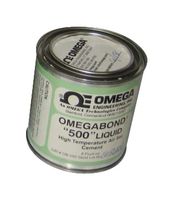 OMEGA OB-500 LIQUID Juego de Aire Cemento, Líquido, Contenedor, Blanquecino, 8 oz