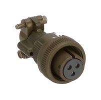 AMPHENOL INDUSTRIAL MS3106E14S-9S Conector Circular, Serie MIL-DTL-5015, MS3106 Series, Macho Reca, 2 Contactos