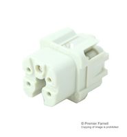 MOLEX / GWCONNECT 7204.6002.0 Heavy Duty Connector, 93601 Series, Insert, 4 Contacts, 3A, Receptacle, Screw Socket