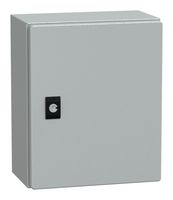 SCHNEIDER ELECTRIC NSYCRN325150P Metal Enclosure, w/Mount Plate, Multipurpose, Steel, 300 mm, 250 mm, 150 mm, IP66