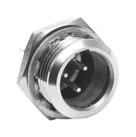 AMPHENOL AUDIO AG4MCC Conector XLR, 4 Contactos, Macho, Montaje en Panel, Contactos con Recubrimiento de Oro