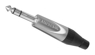 AMPHENOL AUDIO TS3P-AU Conector para Audio de Teléfono, 3 Contactos, Macho, 6.35 mm, Montaje de cable