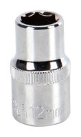 MULTICOMP PRO MP12-CRV12 Socket, Hex, 12mm, Tamaño del Drive 1/2", Cromo Vanadio, DIN3120