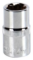 MULTICOMP PRO MP12-CRV14 Socket, Hex, 14mm, Tamaño del Drive 1/2", Cromo Vanadio, DIN3120