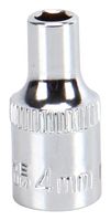 MULTICOMP PRO MP14-CRV04 Socket, Hex, 4mm, Tamaño del Drive 1/4", Cromo Vanadio, DIN3120