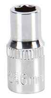 MULTICOMP PRO MP14-CRV06 Socket, Hex, 6mm, Tamaño del Drive 1/4", Cromo Vanadio, DIN3120