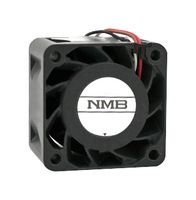 NMB TECHNOLOGIES 04028DE-12P-ZUK-2 Ventilador axial de CD, 12 V, Cuadrado, 40 mm, 28 mm, Rodamiento de bolas, 24 CFM