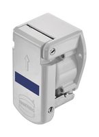 HARTING 09580010303 Heavy Duty Connector, Base, Bulkhead Mount, Aluminum Die-Cast, Side Clip