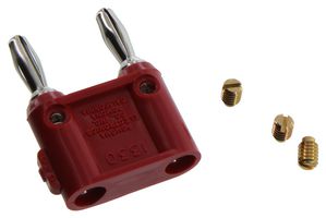 POMONA 1330-2 Conector Banana para Pruebas, Macho, Montaje de cable, 15 A, 60 VDC