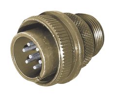 AMPHENOL INDUSTRIAL 97-3106A-12S(0850) Carcasa Circular, Equivalente a Mil-C-5015, 97 Series, Solid Shell Straight Plug
