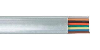 L-COM TDB8-100 CBL FLAT 8C GRY PVC 100FT ROHS COMPLIANT: YES