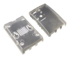 MC-RP003-CLR - Carcasa Raspberry Pi, transparente, Compatible con Pi 3 Modelo B, Pi 2 Modelo B y Pi 1 Model B+