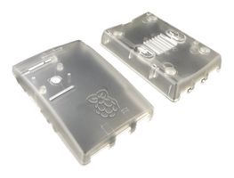 MC-RP003-CLR - Carcasa Raspberry Pi, transparente, Compatible con Pi 3 Modelo B, Pi 2 Modelo B y Pi 1 Model B+