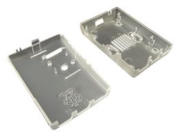 MC-RP003-CLR - Carcasa Raspberry Pi, transparente, Compatible con Pi 3 Modelo B, Pi 2 Modelo B y Pi 1 Model B+