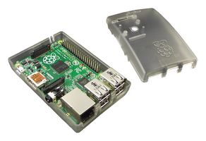 MC-RP003-CLR - Carcasa Raspberry Pi, transparente, Compatible con Pi 3 Modelo B, Pi 2 Modelo B y Pi 1 Model B+