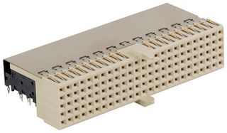 AMPHENOL COMMUNICATIONS SOLUTIONS 10148426-102LF Conector, FCI Millipacs®, 125 Contactos, 2 mm, Receptáculo eléctrico, A presión, 5 Líneas