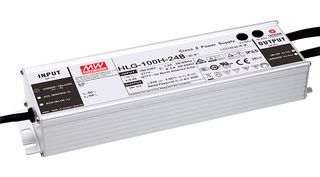 MEAN WELL HLG-100H-48B Driver LED, 96 W, 48 V, 2 A, Corriente Constante, Voltaje Constante, 90 V