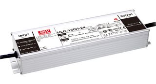 MEAN WELL HLG-150H-48A Driver LED, 153.6 W, 48 V, 3.2 A, Corriente Constante, Voltaje Constante, 90 V